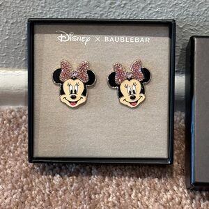 DISNEY X BUBBLEBAR Minnie Mouse earrings
